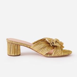 Loeffler Randall Gold Mules - barely worn!